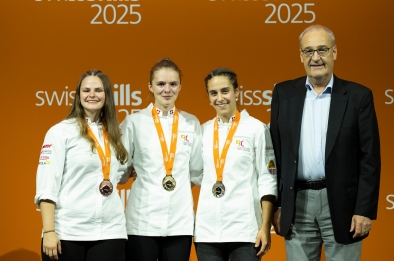 SwissSkills 2025 in Bern Gold für Regula Baschung Berufsfachschule BWZ Toggenburg